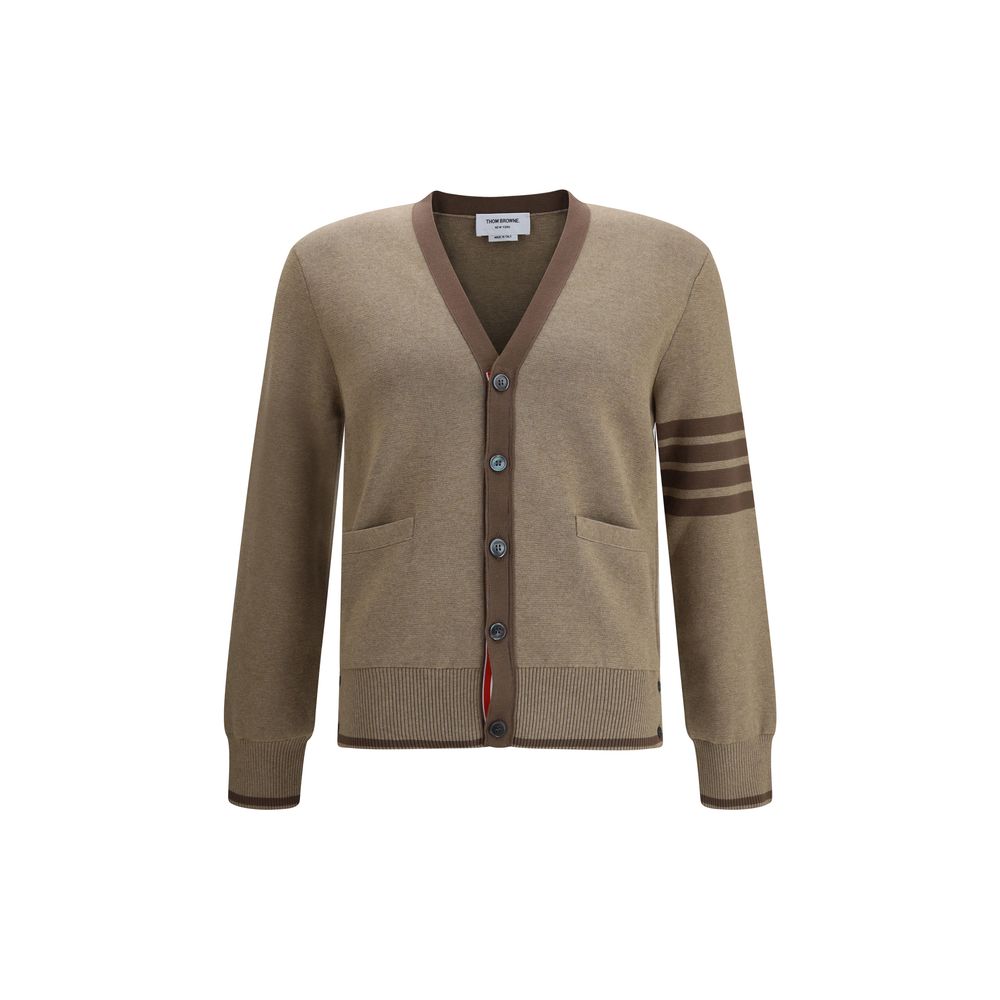 Brown Cotton Cardigan