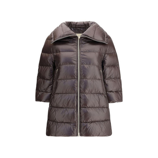 Brown Polyester Coat