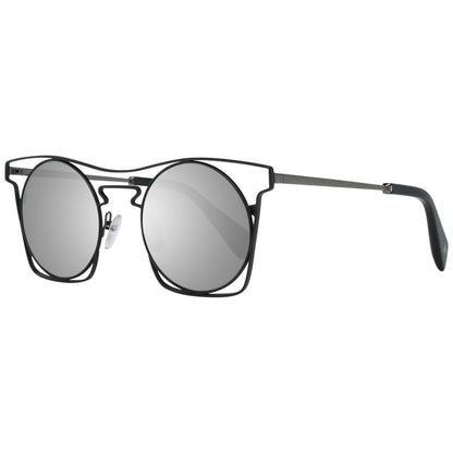 Blue Stainless Steel Sunglasses