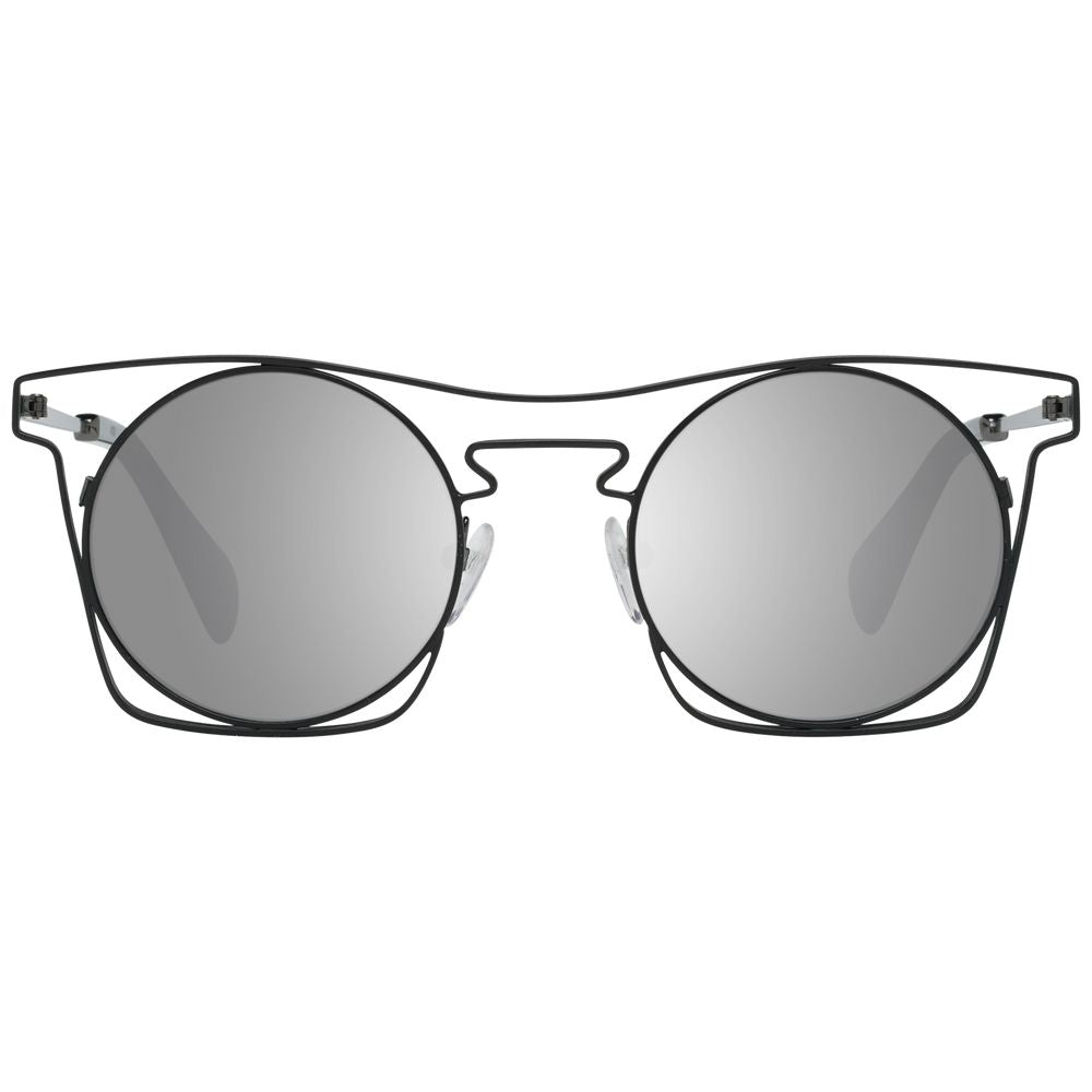 Blue Stainless Steel Sunglasses