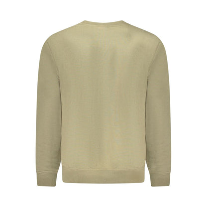 Green Cotton Men Sweater