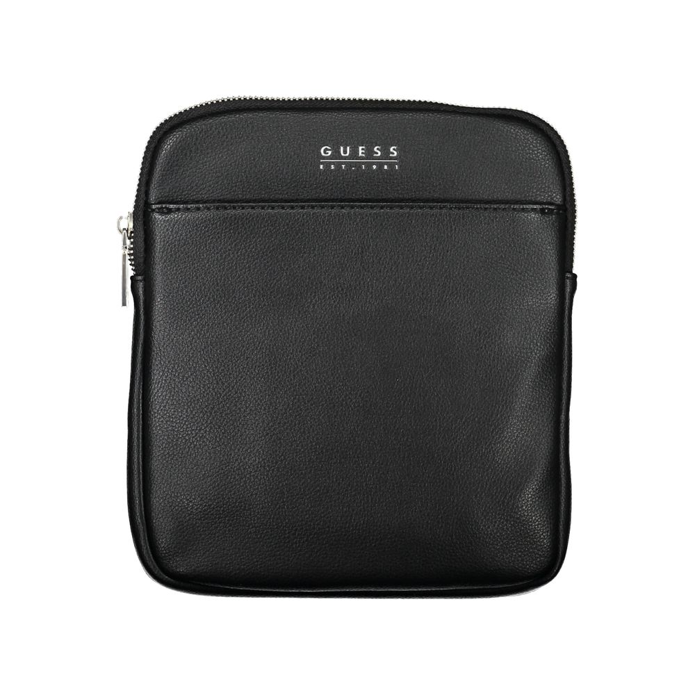 Black Polyethylene Shoulder Bag