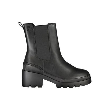 Black Polyester Ankle