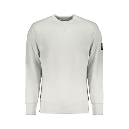 Gray Cotton Men Sweater