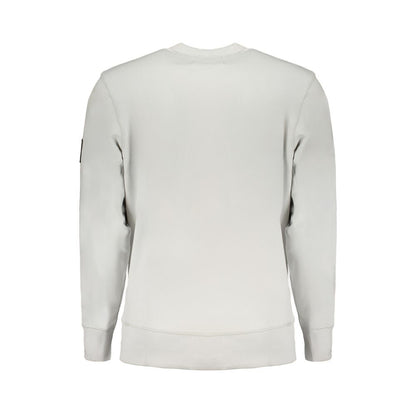 Gray Cotton Men Sweater