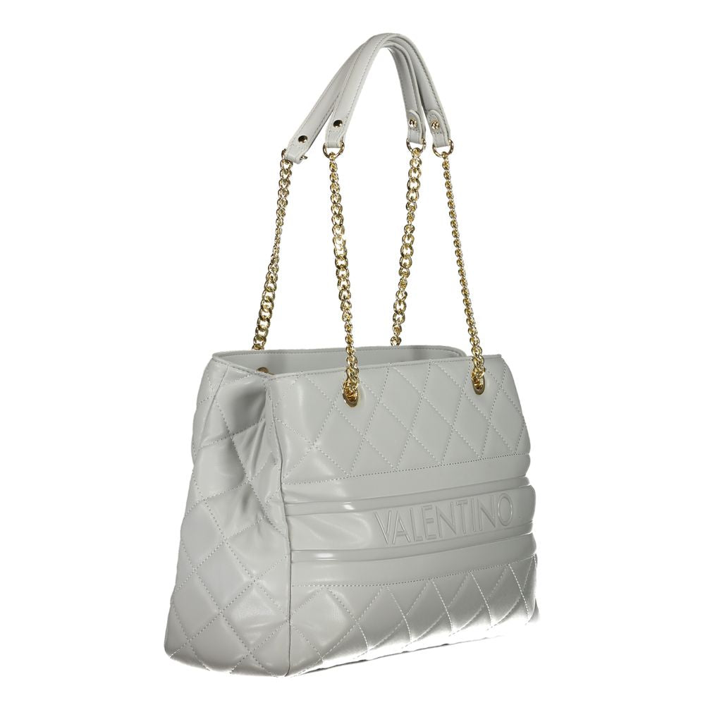 Gray Polyethylene Handbag