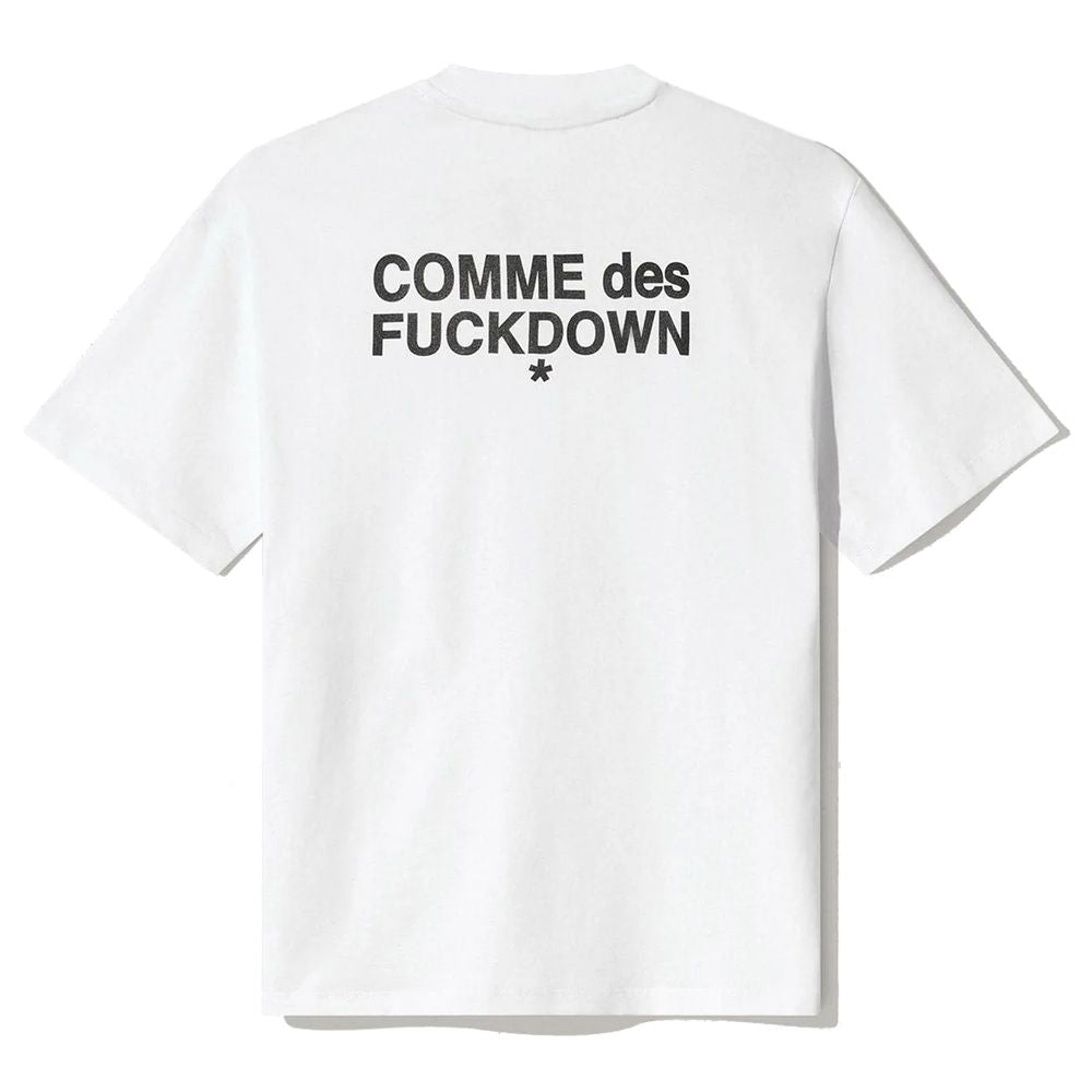 White Cotton Women T-Shirt