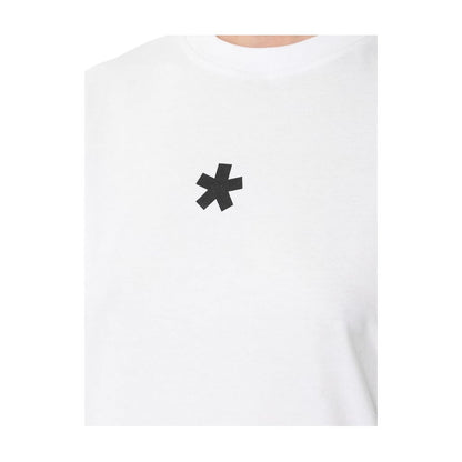 White Cotton Women T-Shirt