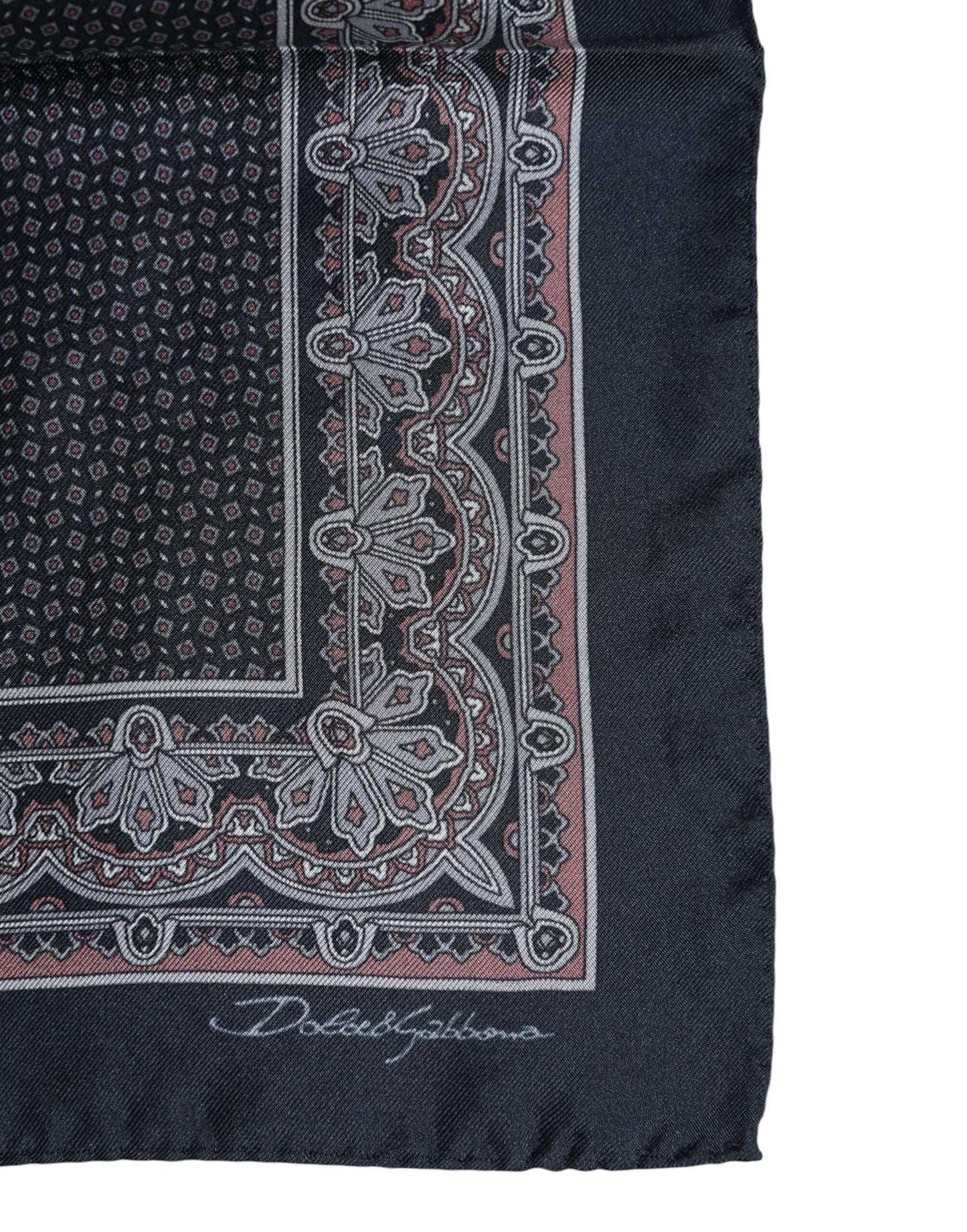 Multicolor Fantasy Silk Square Foulard Scarf