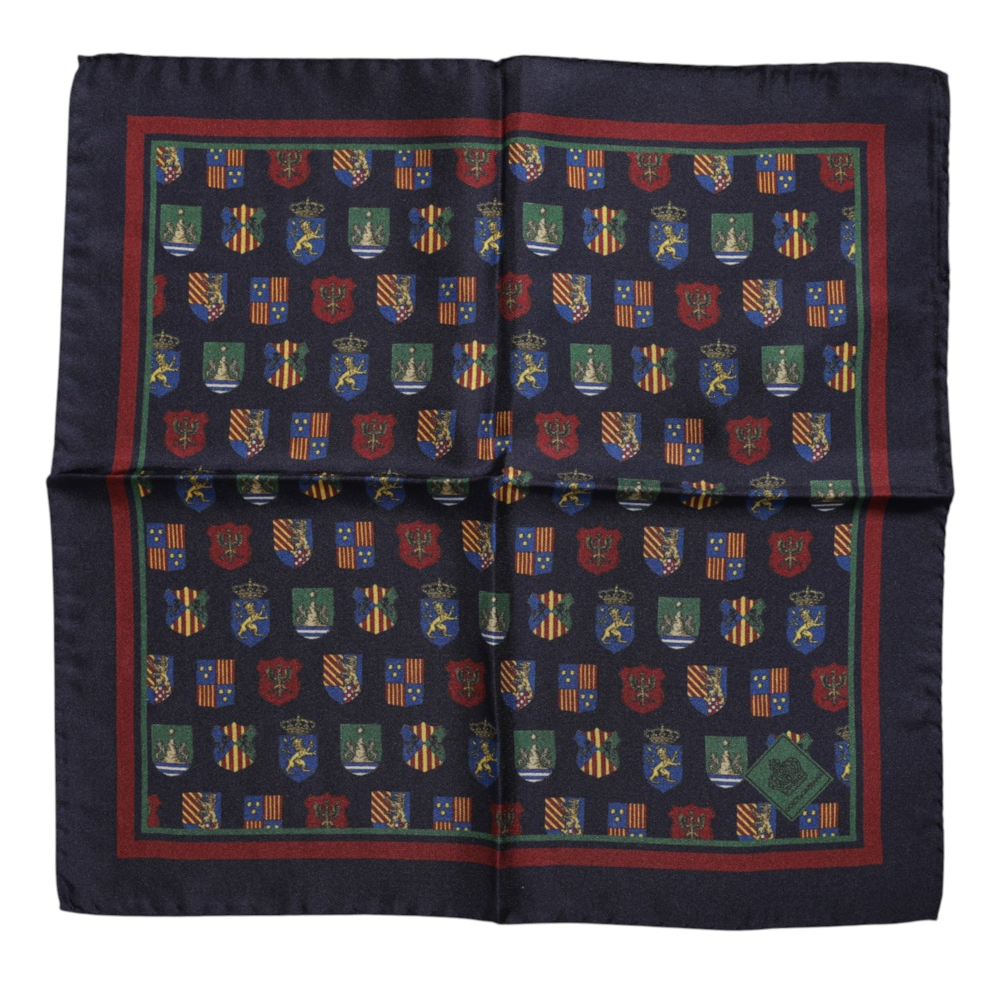 Multicolor Medals Square Foulard Scarf