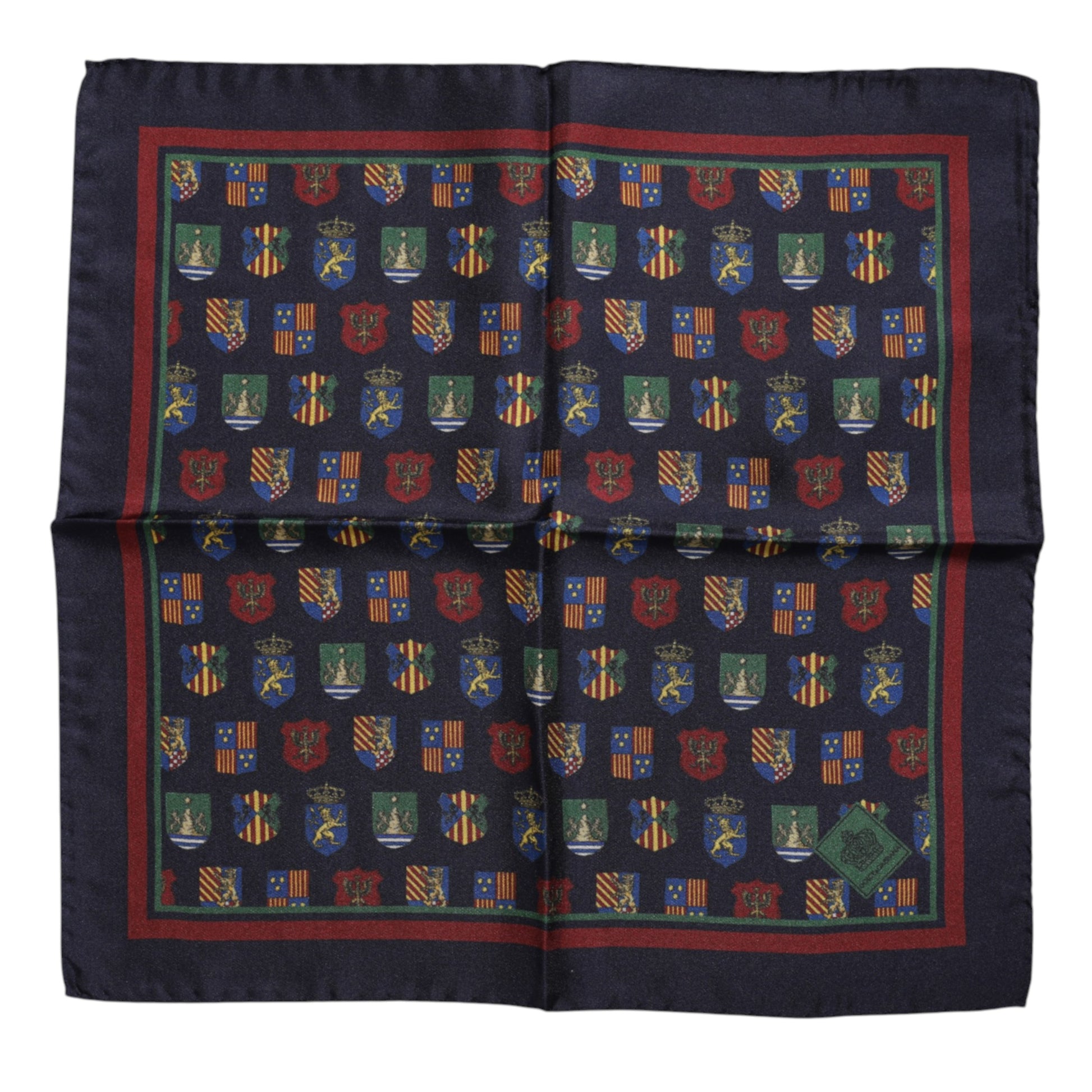 Multicolor Medals Square Foulard Scarf