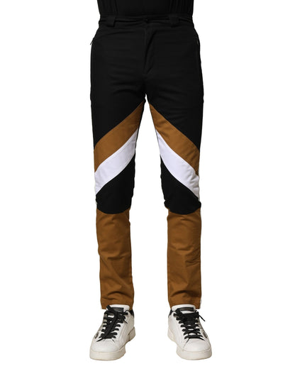 Multicolor Cotton Slim Fit Men Pants