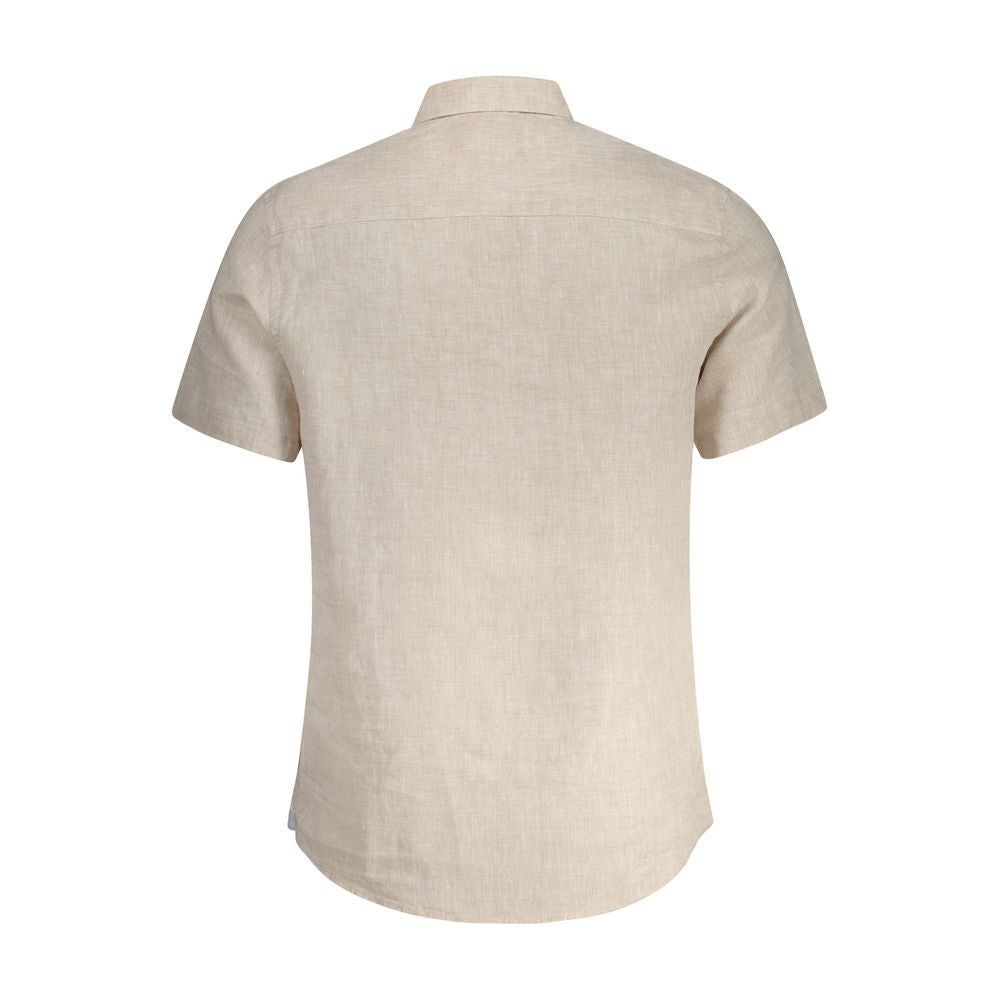 Beige Linen Shirt
