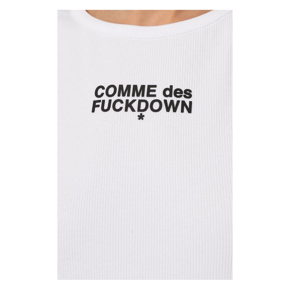 White Cotton Women Top