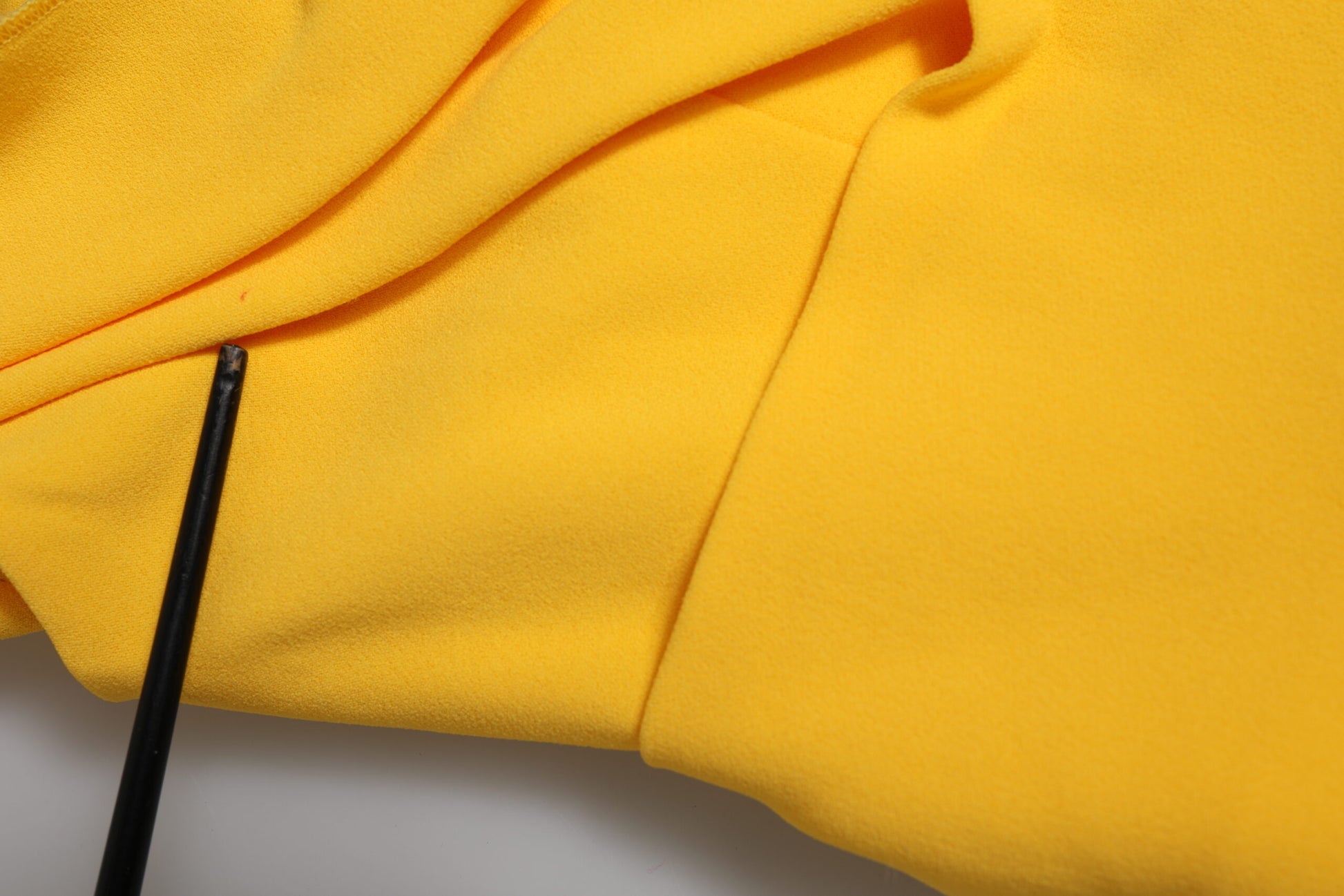 Yellow One Shoulder Side Slit Sheath Dress