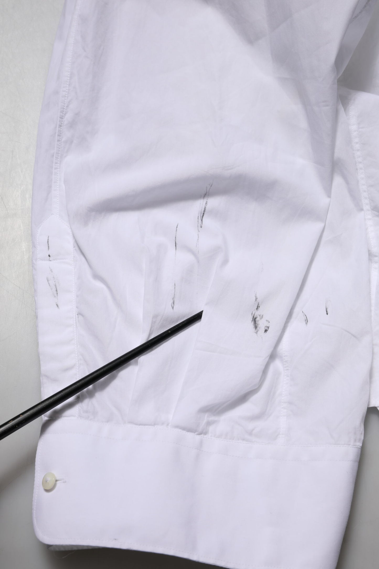 White Cotton Long Sleeves Formal Top Shirt