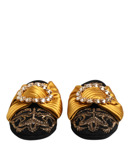 Multicolor Embellished Flat Sandals Shoes