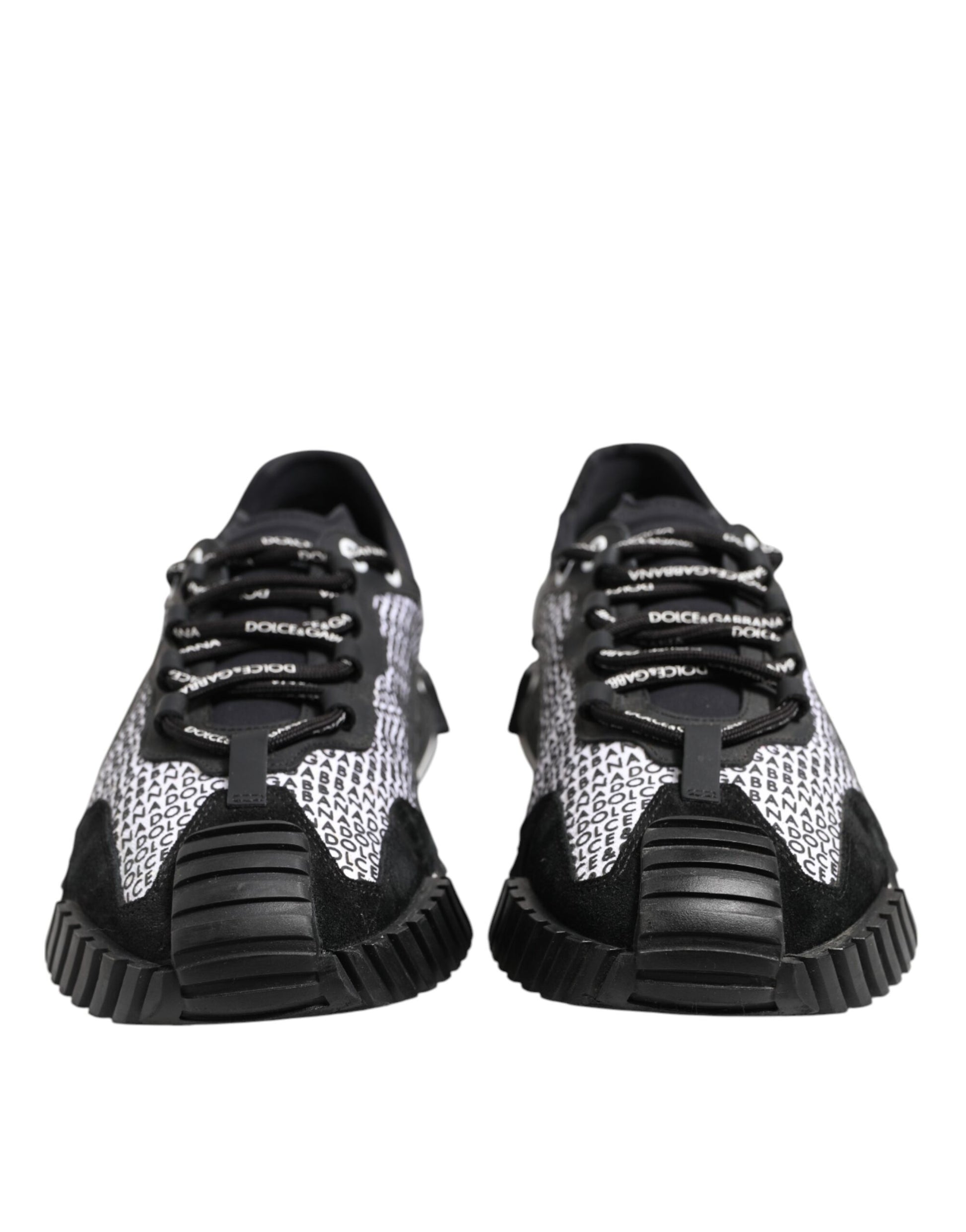 Black Logo Lace Up Low Top NS1 Sneakers Shoes