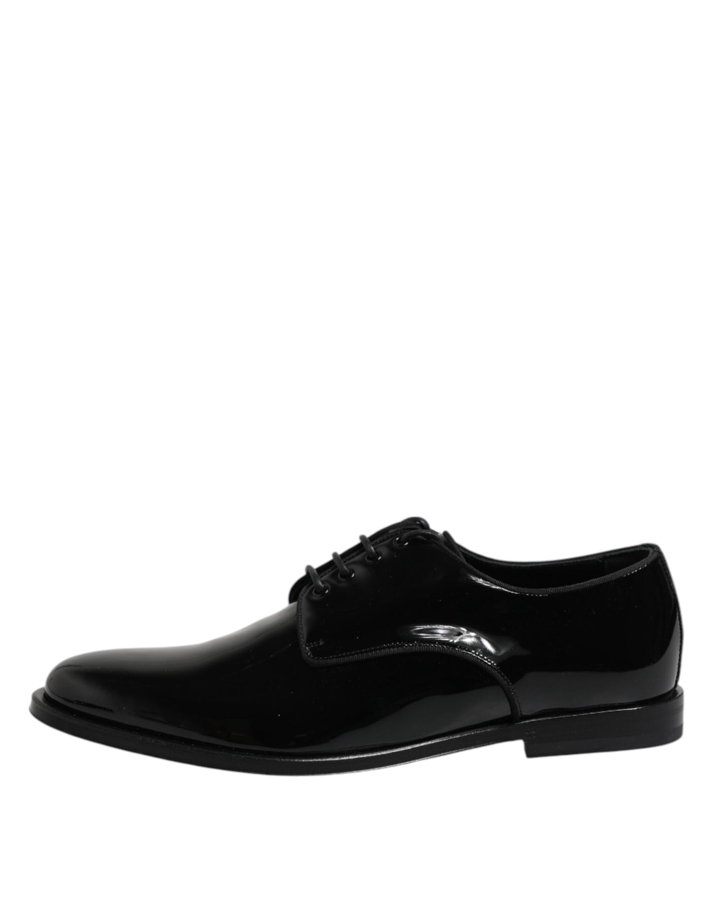 Black Patent Leather Derby Formal Dress Shoes