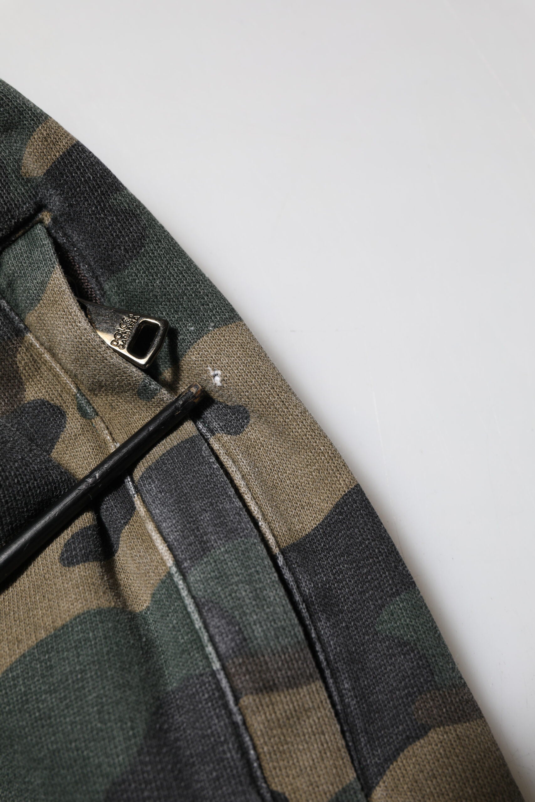 Brown Camouflage Cotton Men Jogger Pants