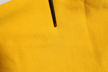 Yellow Cotton Logo Jogger Sweatpants Pants