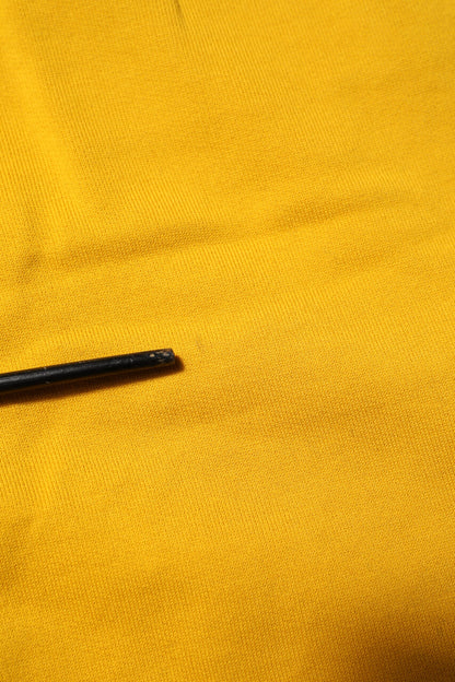 Yellow Cotton Sweatpants Jogger Pants