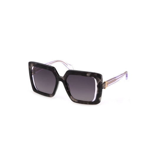 Black Plastic Women Sunglass