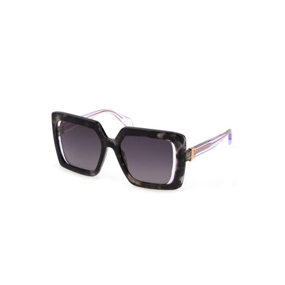Black Plastic Women Sunglass
