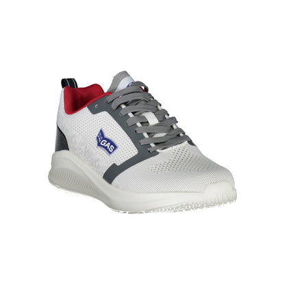 White Polyester Sneaker