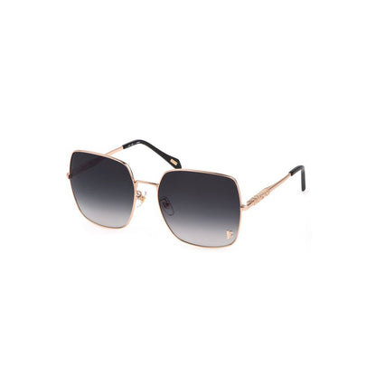 Gold Metal Women Sunglass
