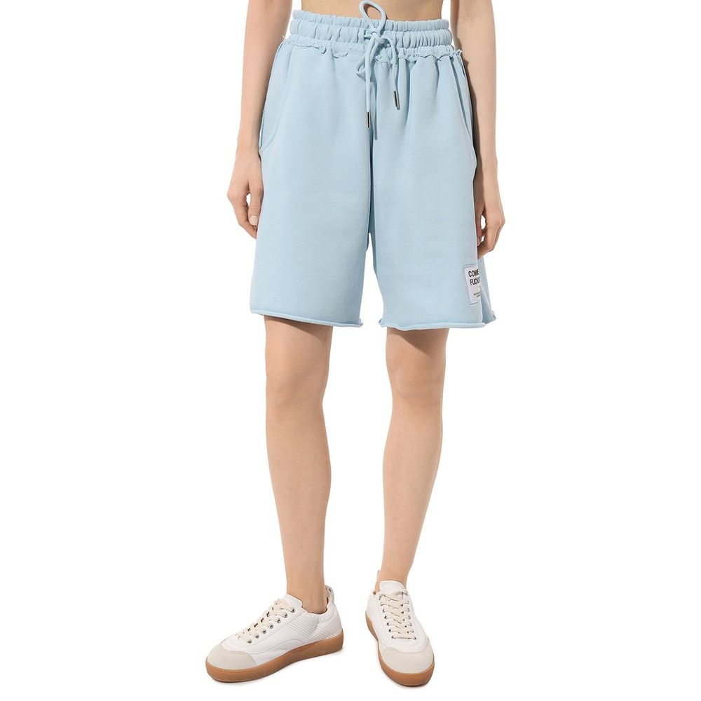 Blue Cotton Short