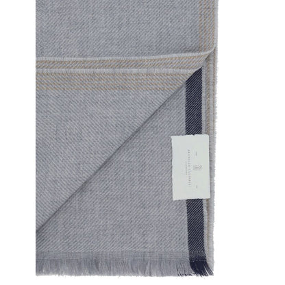 Gray Cashmere Scarf
