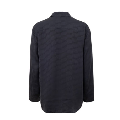 Gray Viscose Dress Shirt