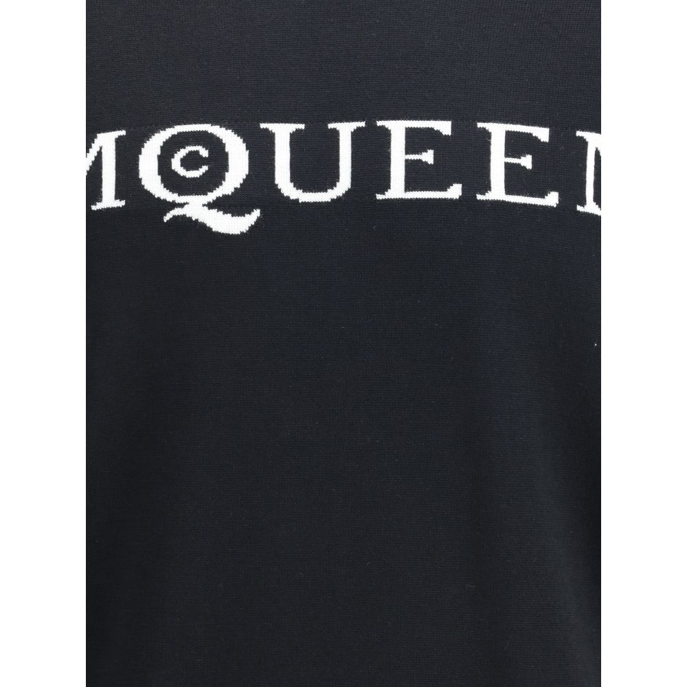 Black Wool Sweatshirt