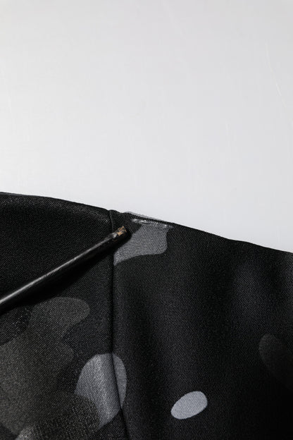 Black Camouflage Pullover Sweatshirt Sweater