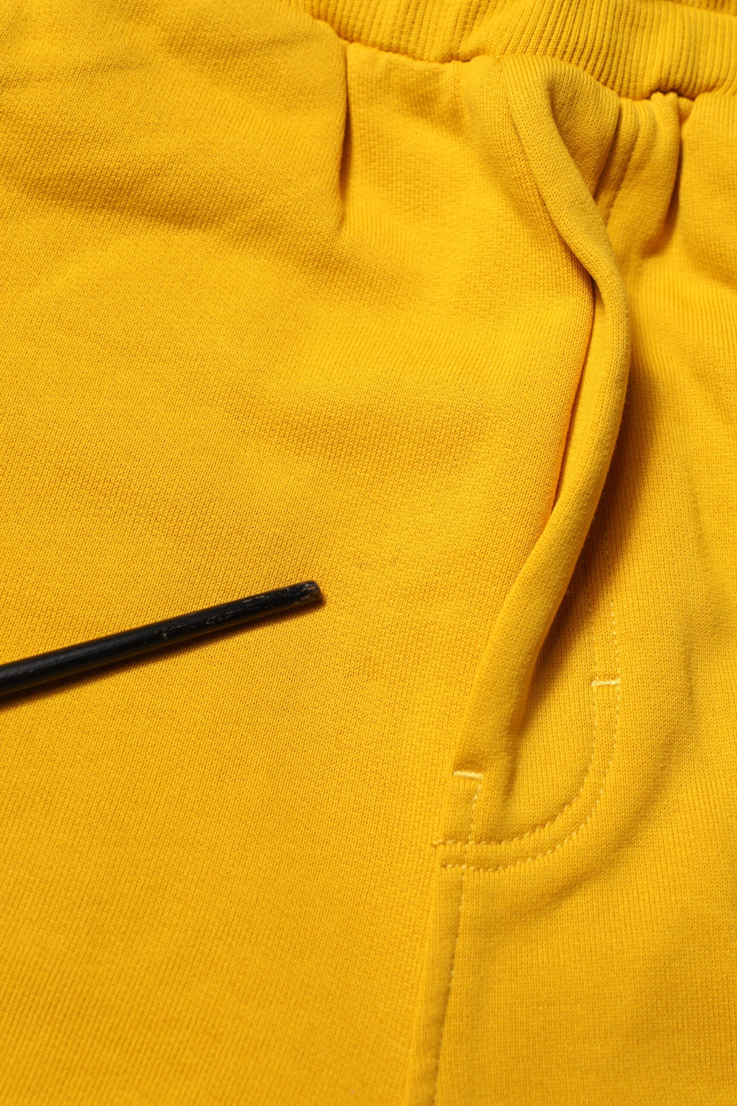 Yellow Cotton Sweatpant Jogger Trouser Pants