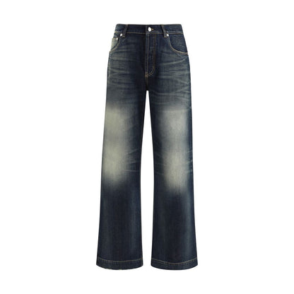 Blue Cotton Jeans Denim