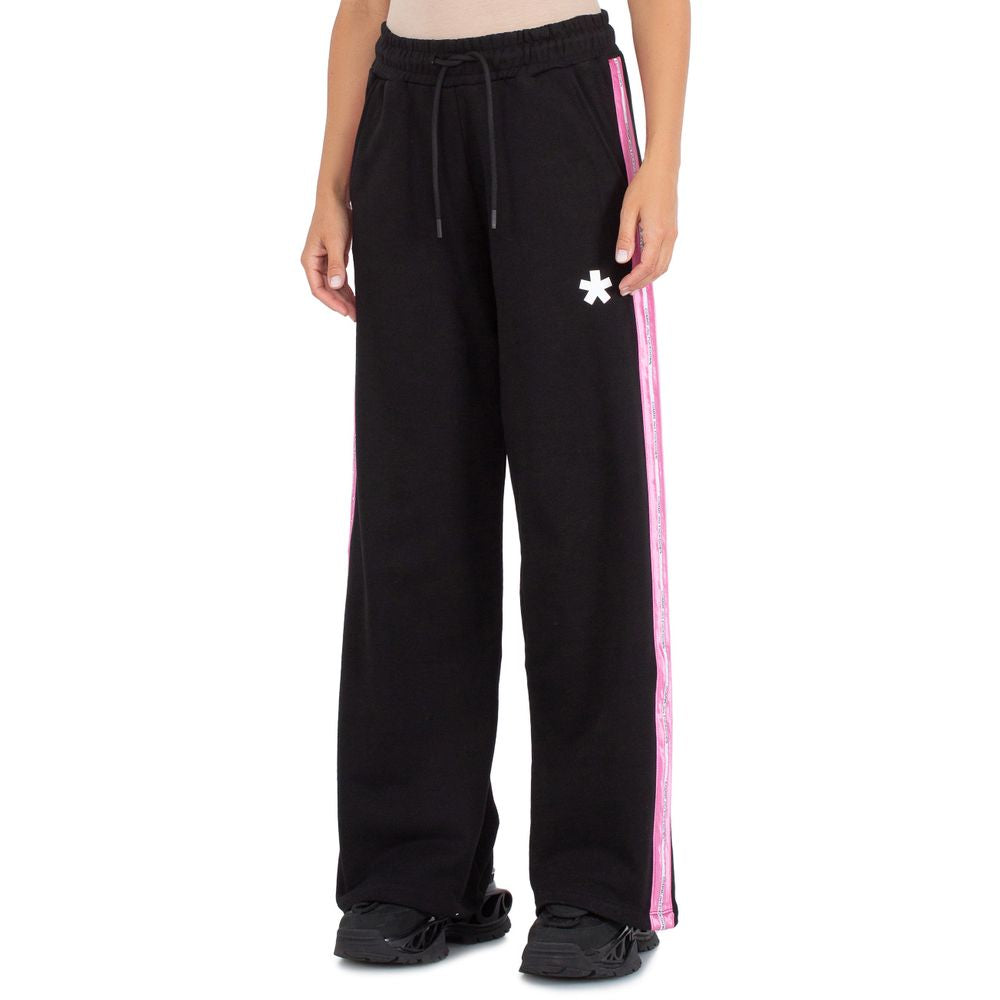 Black Cotton Women Palazzo Pants