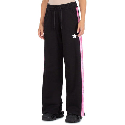 Black Cotton Women Palazzo Pants