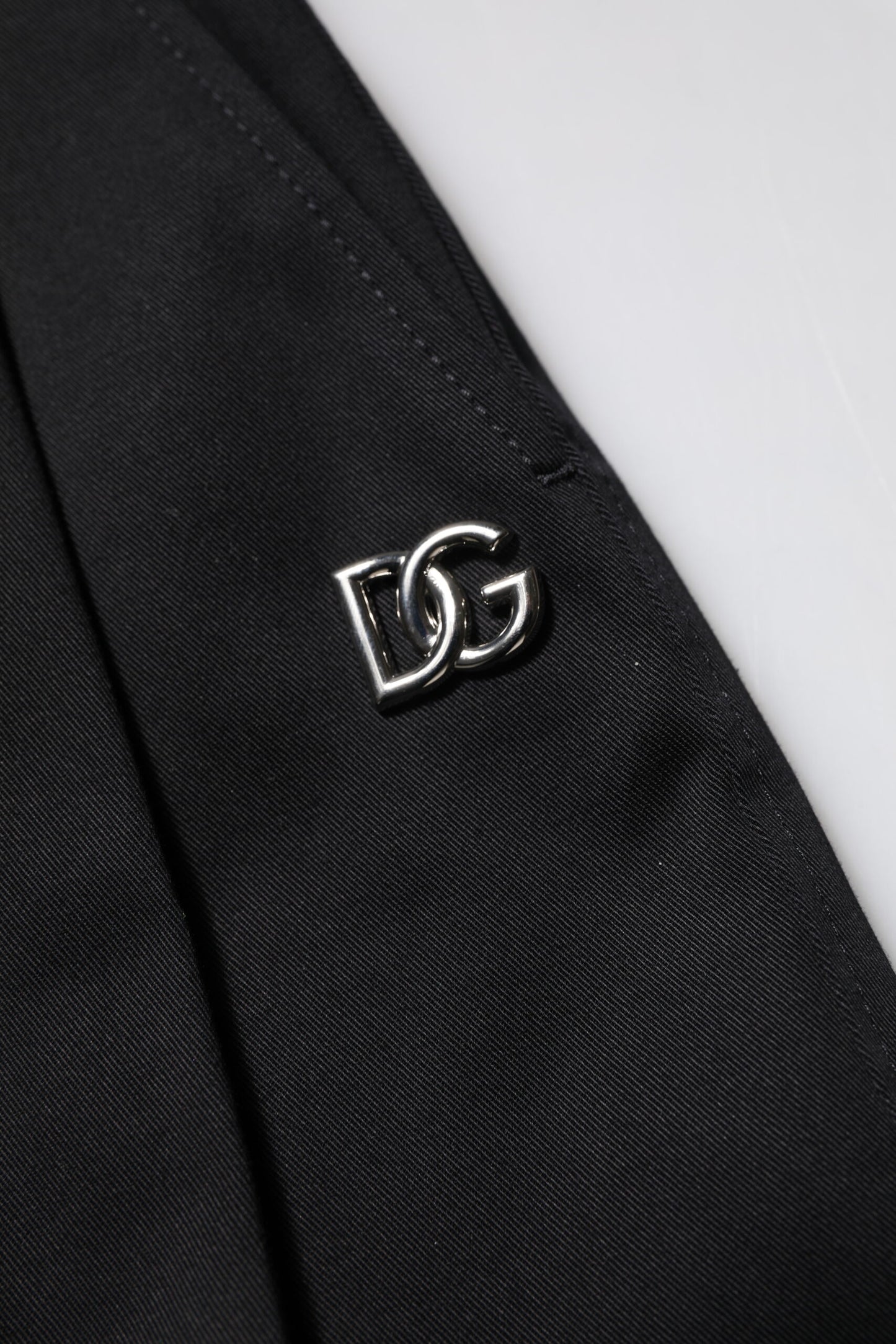 Black Cotton HighWaist Wide Leg Pants