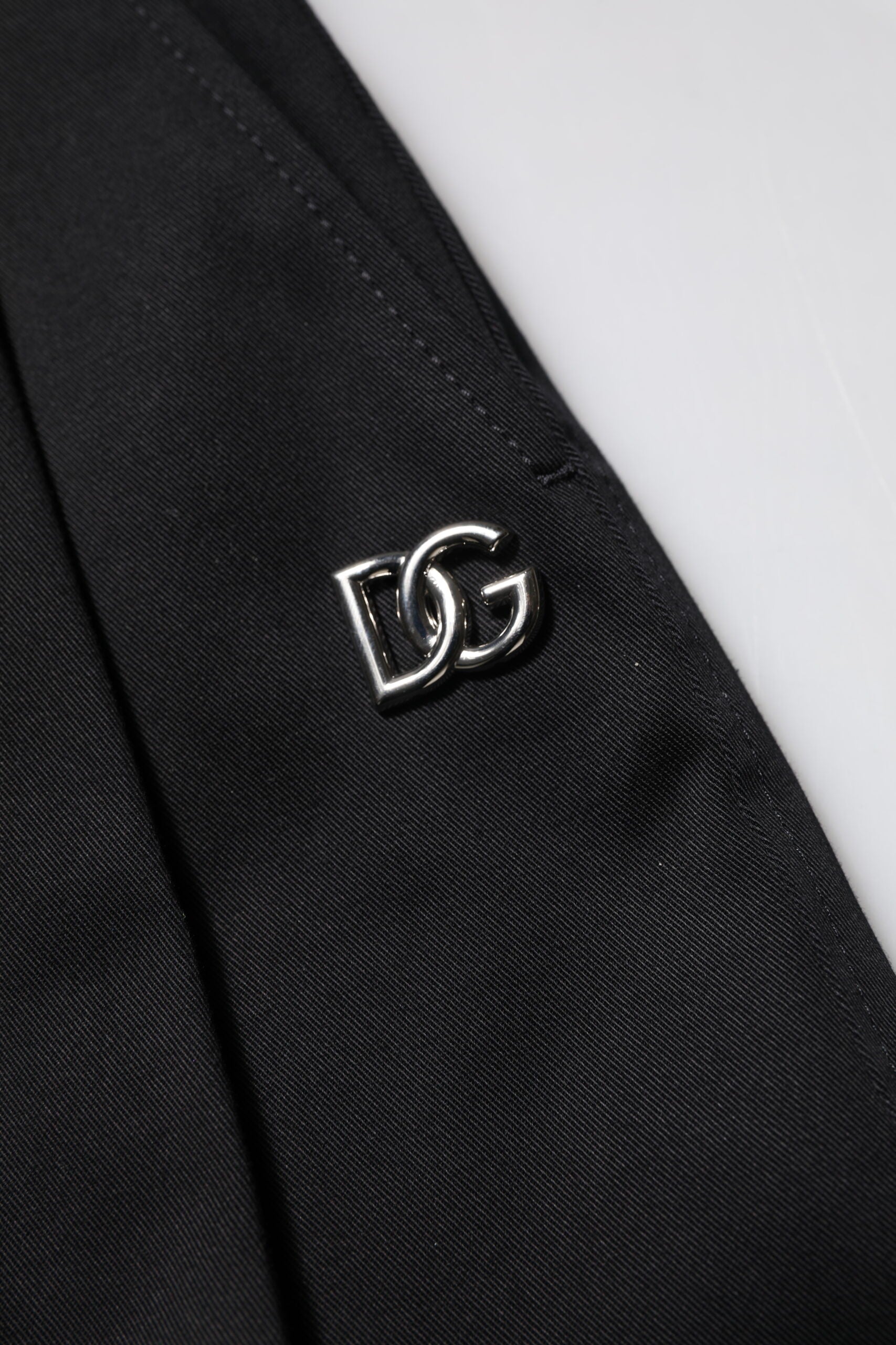 Black Cotton HighWaist Wide Leg Pants