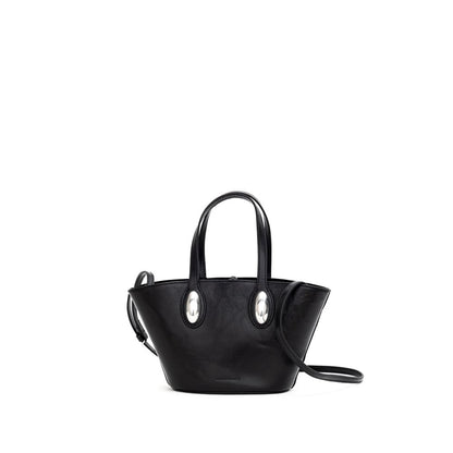 Black Leather Shoulder Bag