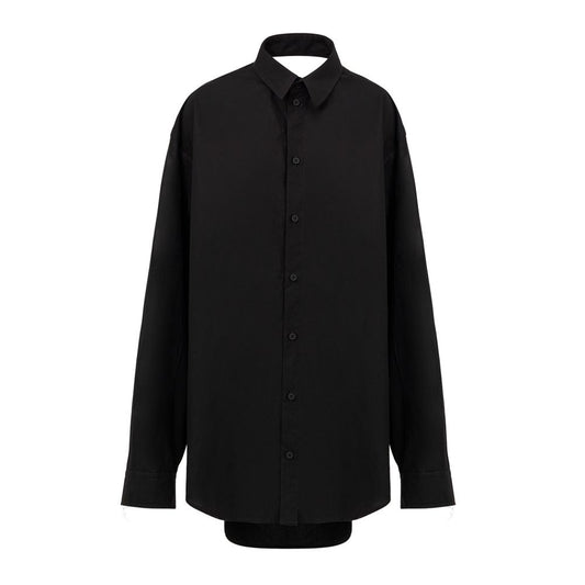 Black Cotton Long Dress