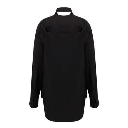 Black Cotton Long Dress