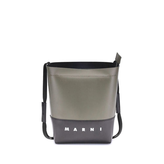Green Polyester Shoulder Bag