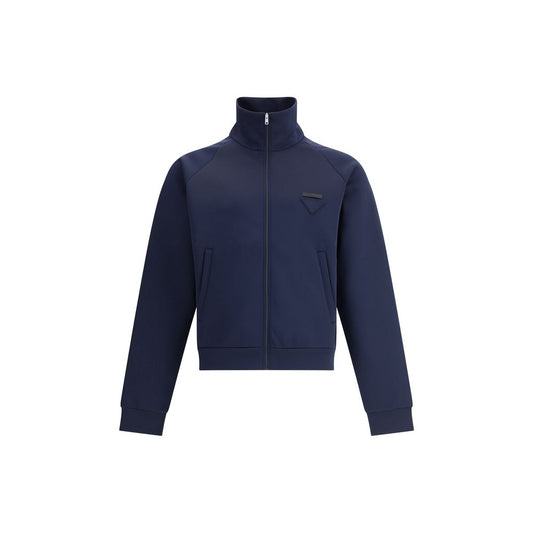 Blue Polyester Sweatshirt
