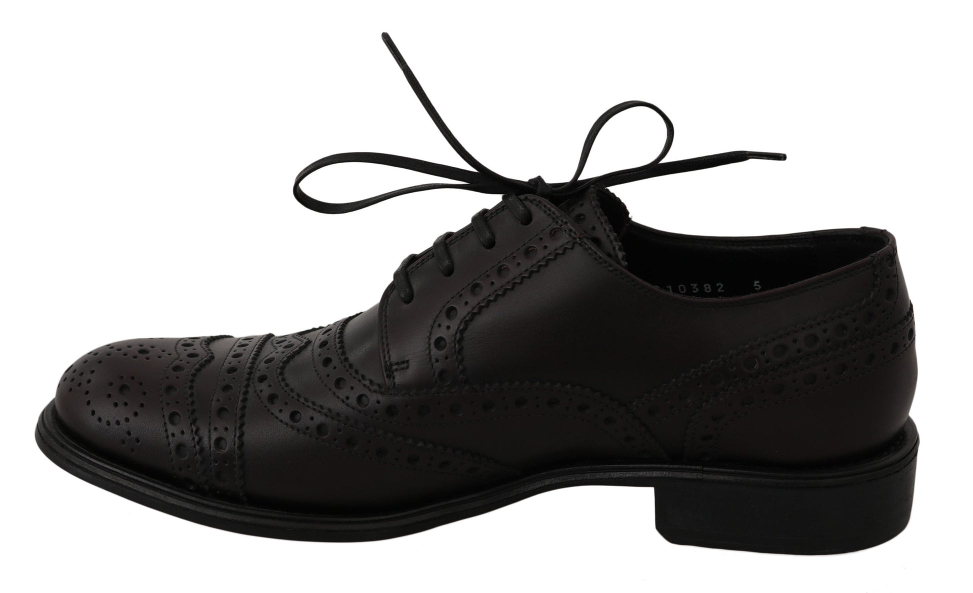 Elegant Bordeaux Wingtip Derby Dress Shoes