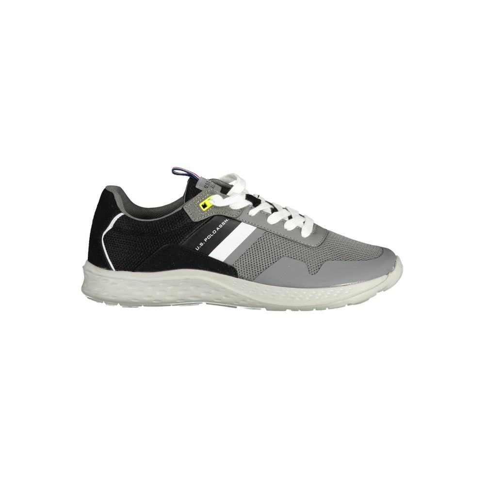 Gray Polyester Sneaker