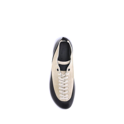 Beige Rubber Athletic Sneakers
