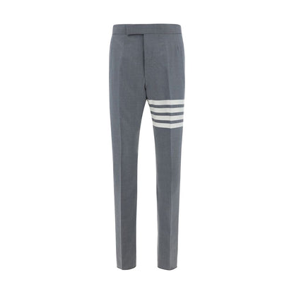 Gray Wool Casual Pants